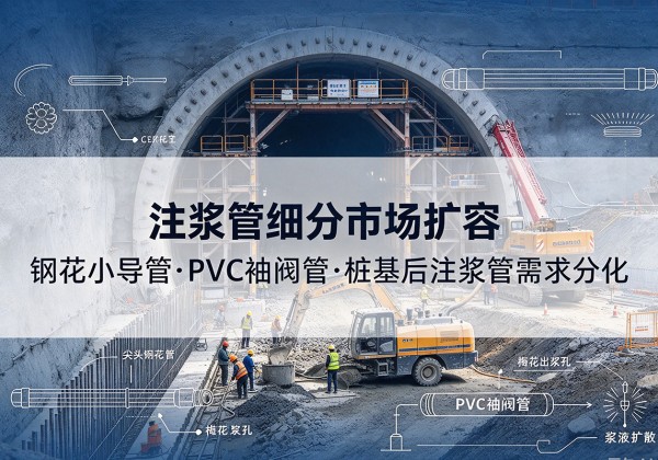 永济注浆管细分市场扩容，隧道钢花小导管、PVC 袖阀管、桩基后注浆管需求分化